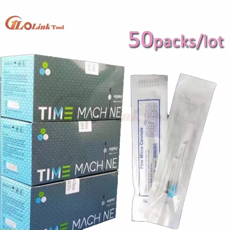 

NEW Korea Blunt needle Needle Tips Fine Micro Cannula 21G/22G/23G/25G/27G/30G Plain Ends Notched Endo needle tip Syringe 50pcs T