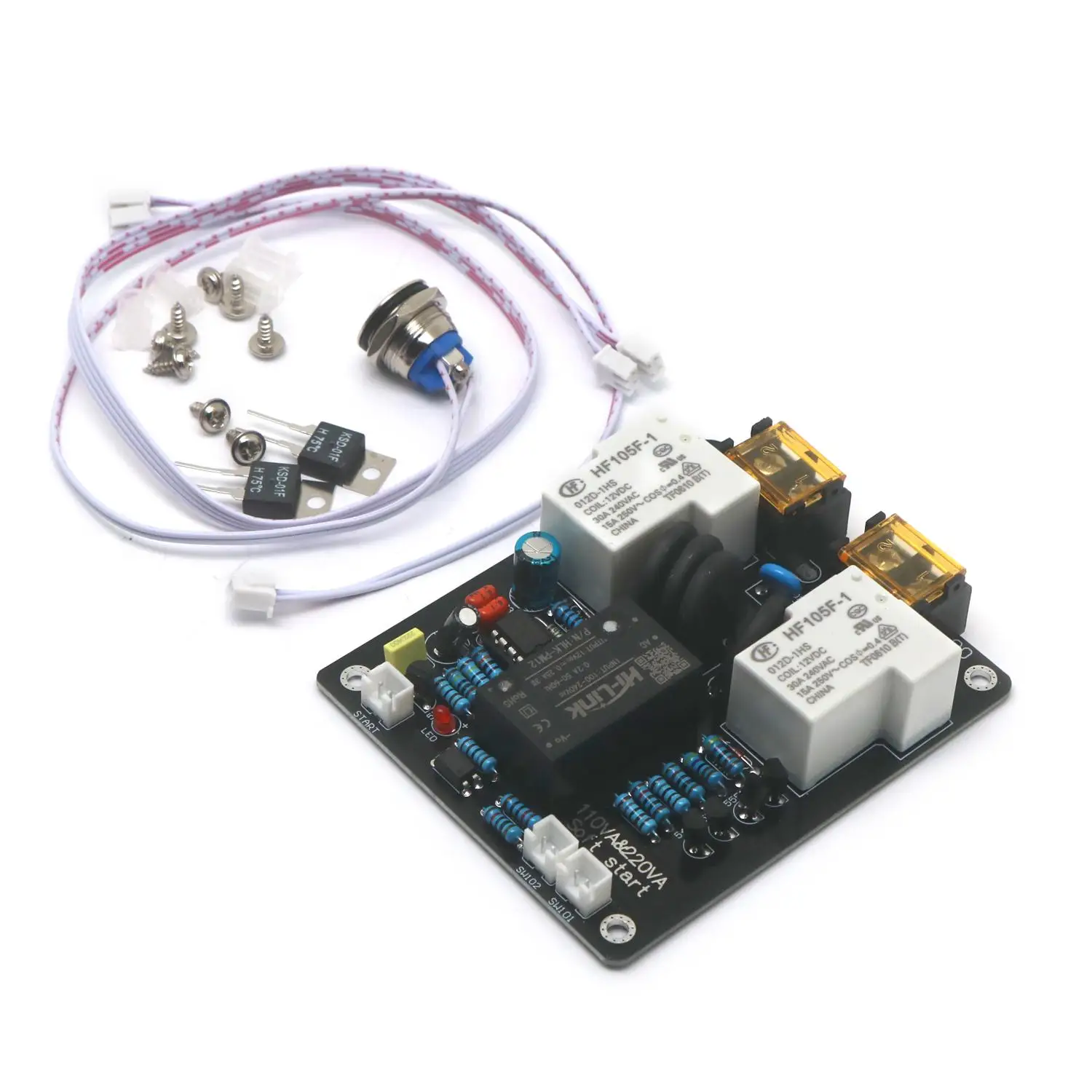 

Двухтемпературная плата плавного пуска DykbRadio для усилителей 2000 Вт