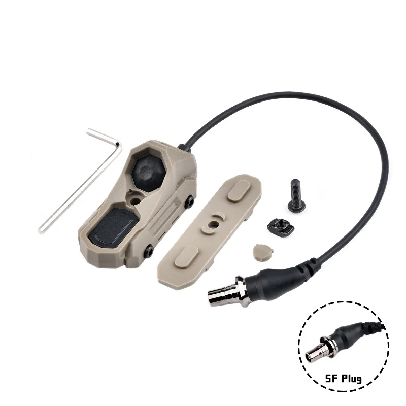 Тактический фонарик Surefire SF M300M600 с переключателем AXON, направляющая Пикатинни 20 мм — мощный сильный свет для охоты и страйкбола (art.: 3920d2d7eda2d) - 3920d2d7eda2d