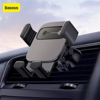 baseus car holder for iphone 11 12 13 pro samsung s9 car mount gravity holder for all mobile phone in car air vent mount holder