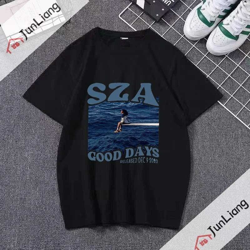 Футболка с принтом графики хорошие дни для мужчин и женщин уличная одежда в стиле