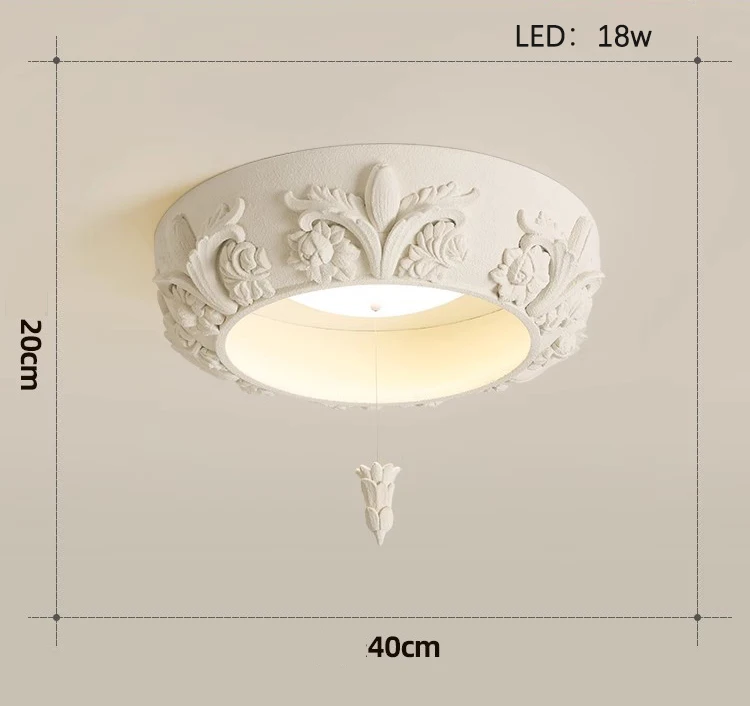 

Светильник для спальни, потолочный светильник, французский роскошный ретро-креативный художественный резной светильник для главной спальни, кабинета, столовой, подвесной светильник