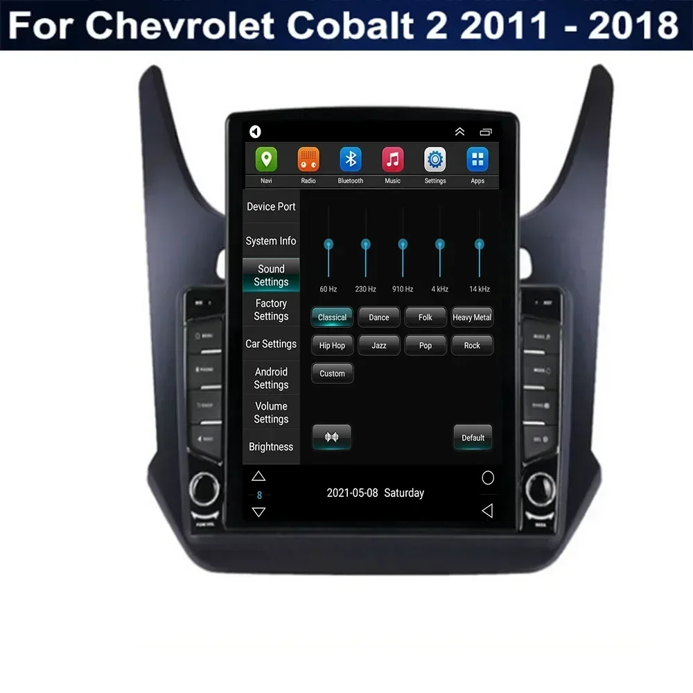9 7 &quotAndroid 13 для Chevrolet Cobalt 2 2011-2038 Tesla Тип Автомобильный радиоприемник