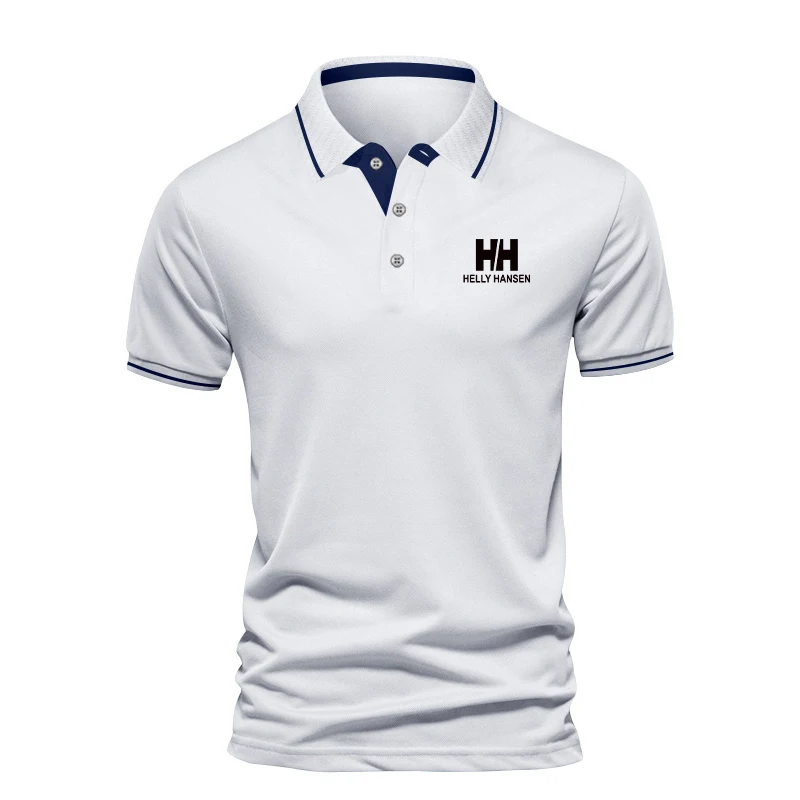 

Мужская рубашка-поло Helly Hansen, популярная рубашка-Поло премиум класса с роскошным принтом, настраиваемый логотип для деловой и повседневной одежды, весна-лето 2023