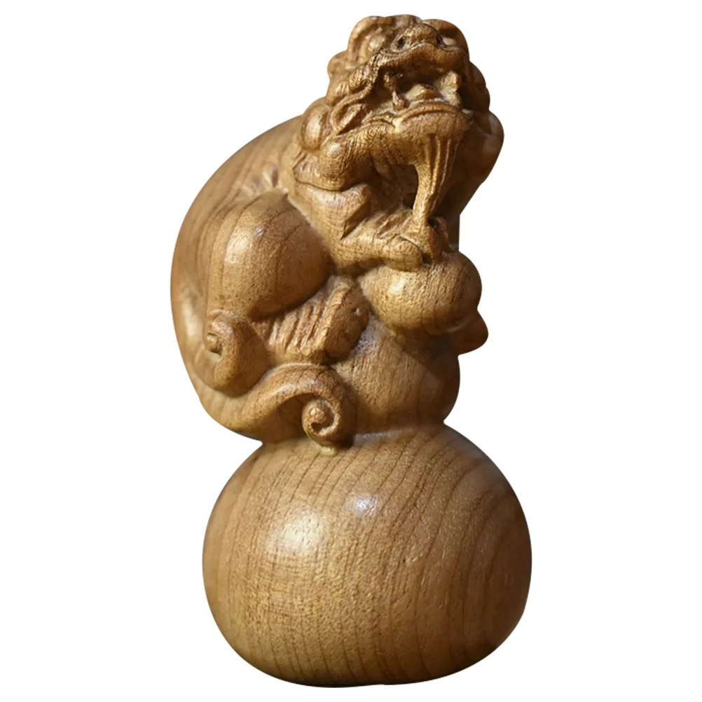 

Carving Statue Craft Carved Figurine Ornament for Office Tea Room Desktop Decor