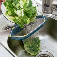 sink filter bag rack kitchen gadgets sink drainage rack disposable soup separation filter net bag shelf for kitchen accessories