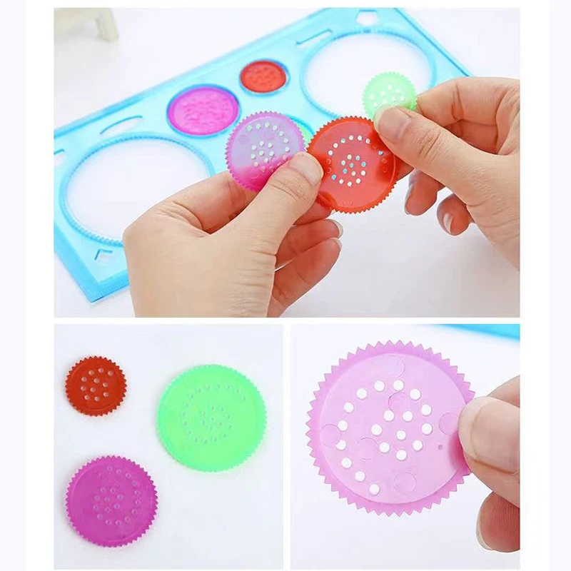 Шаблон для рисования детских игрушек пластиковая линейка детская обучающая