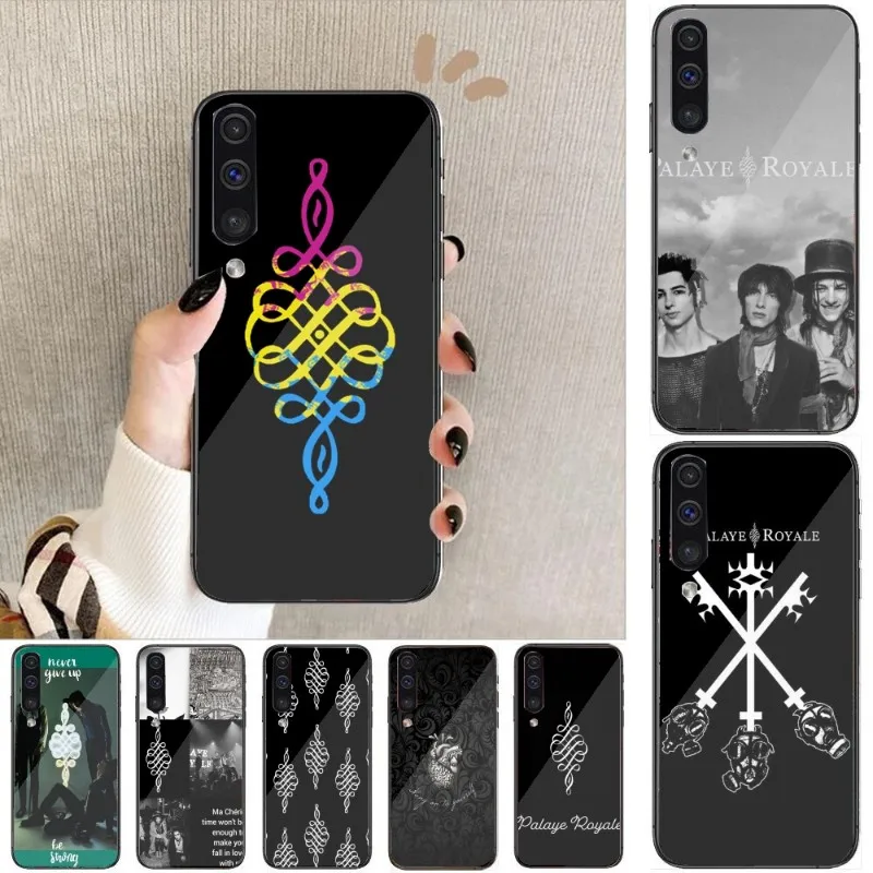 Чехол Palaye Royale для телефона Xiaomi 12, 11T, 10, 9, Redmi Note 11, 10, 10S Pro, Redmi 9, 9A, 8, черный стеклянный чехол для телефона из поликарбоната