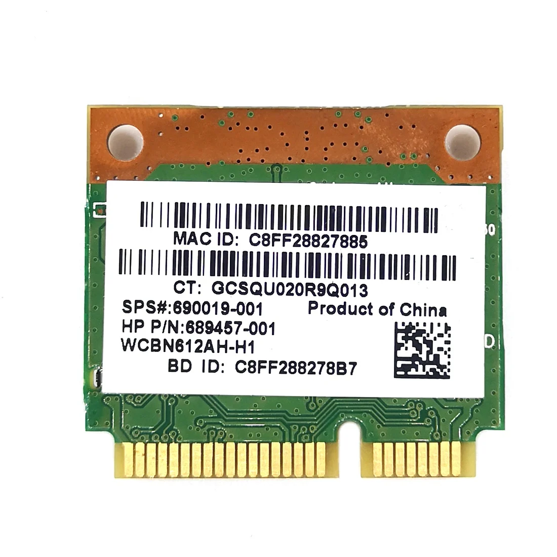 AR9565 Wi-Fi карта QCWB335 Mini PCIE Bluetooth 4 0 150 Мбит/с 2 4G для XP Win7 Win8 Linux