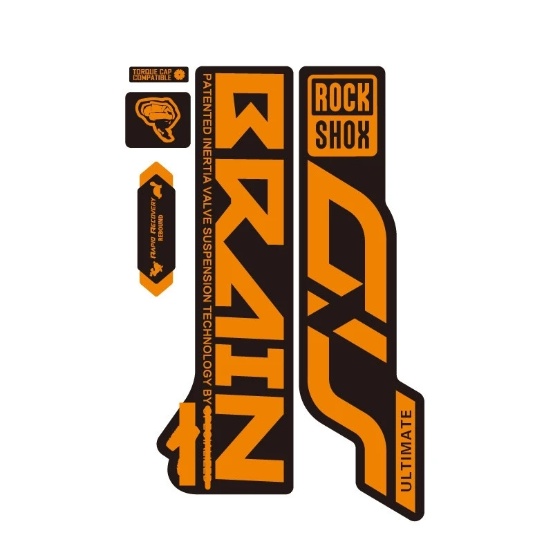 

Fork Sticker for 2020 ROCK SHOX SID Brain epic Mountain Bike Cycling accessories Decal mtb bike stickers Free Shipping