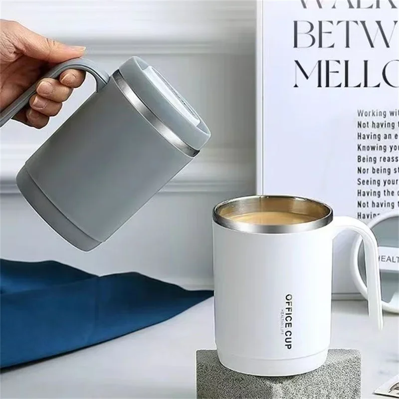 

Tea Handle Leak-Proof For Water Bottle Gift 500ml Vacuum 304 Thermos Steel Milk Mug Cup Thermosmug Coffee Bottle With Stainless