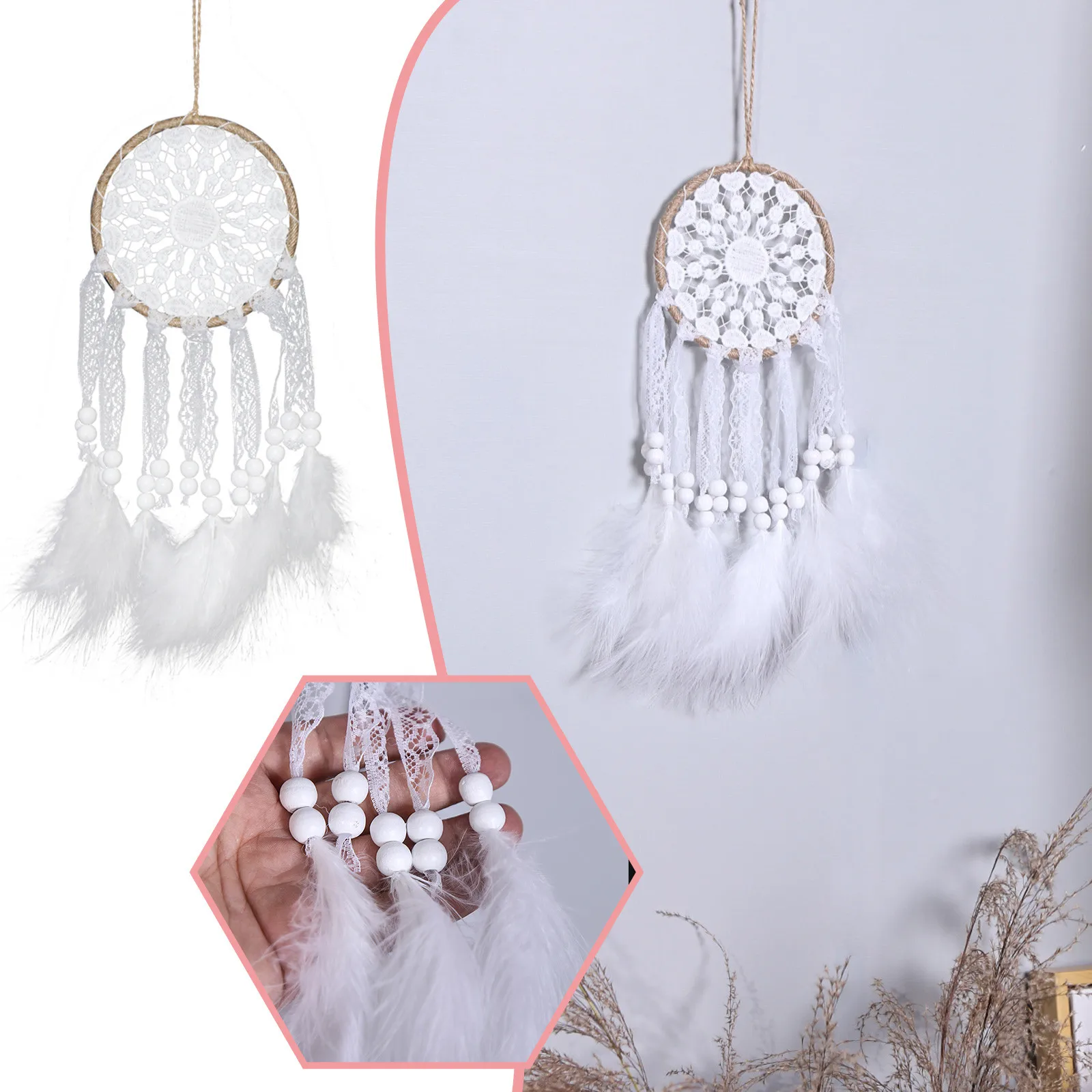 

Dreamcatcher Pendant Crafting Wind Chimes Creative Gifts Home Wall Decoration Wind Spinners Outdoor Hanging Birds