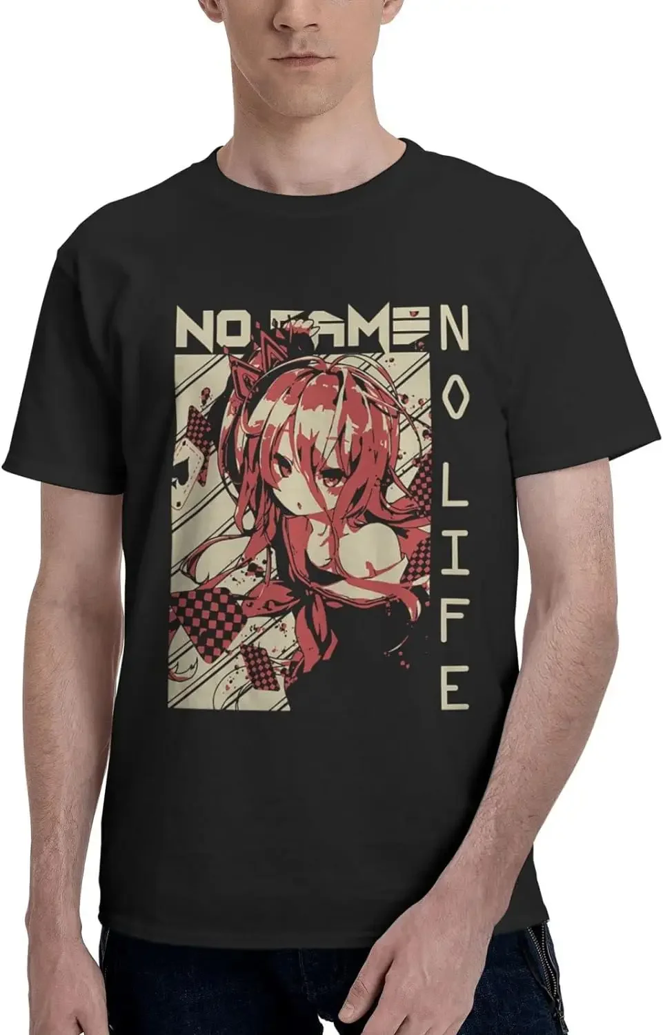 Футболка мужская летняя хлопковая с круглым вырезом и короткими рукавами