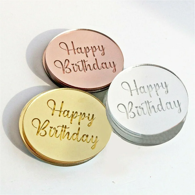 

5/10/20 шт., декоративные акриловые топперы для торта