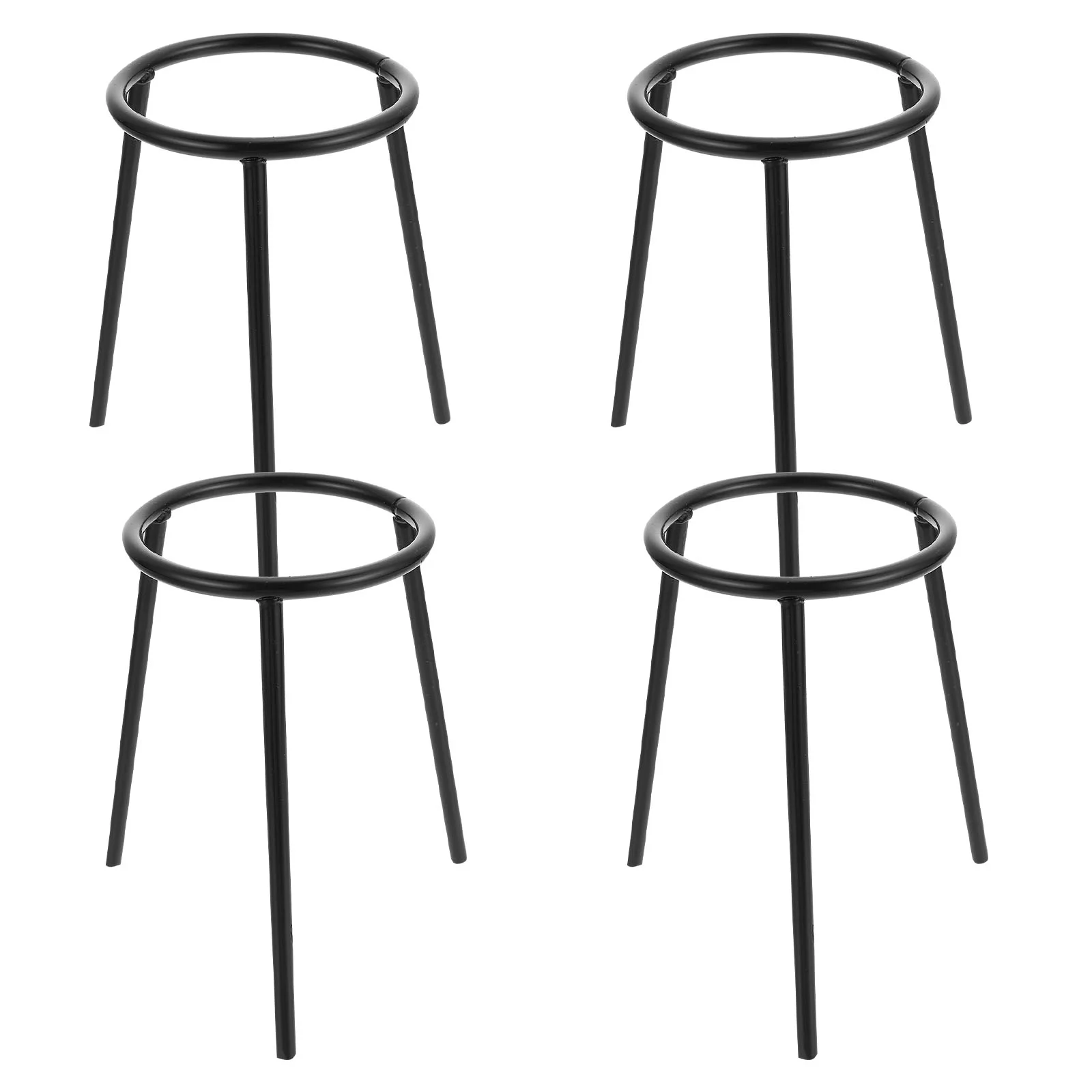 

4 Pcs Heating Lamp Tripod Laboratory Holder Iron Chemistry Experiment Supplies