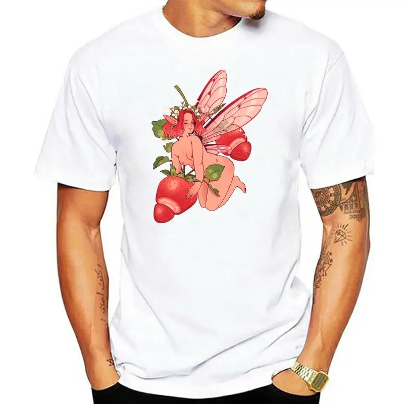 

Women 2022 Summer Strawberry Watercolor Fruit Cute Cartoon Lady T-shirts Top T Shirt Ladies Womens Graphic Female Tee T-Shirt