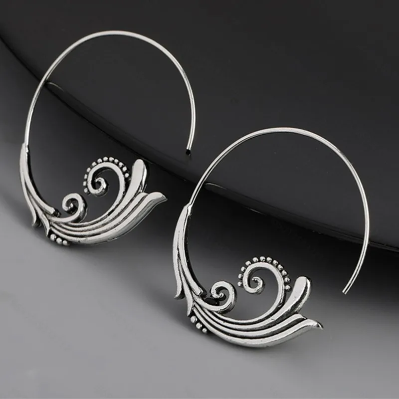 ORZTOON 2024 Новые Модные Винтажные геометрические простые серебряные Цветные