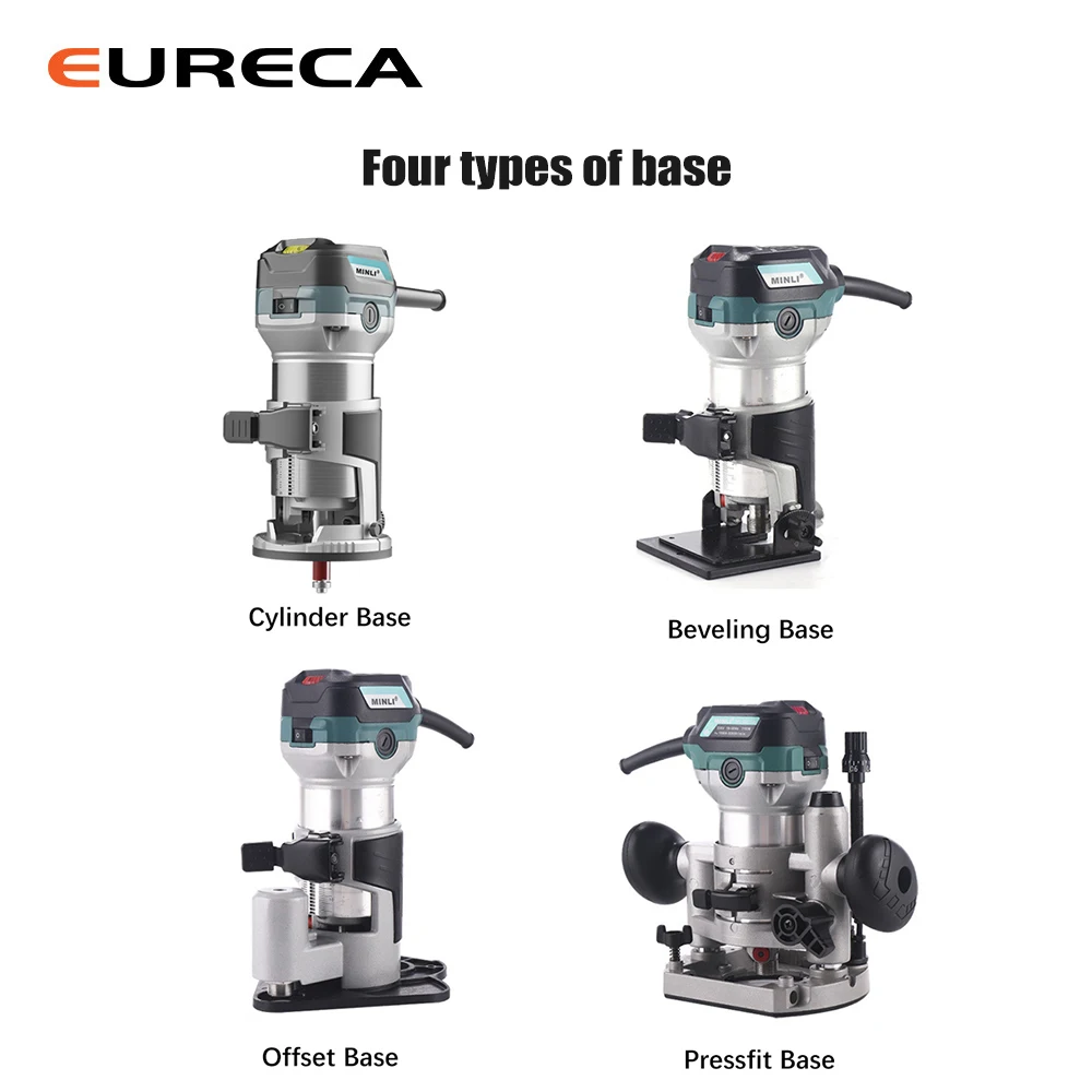 

710 Вт об/мин деревообрабатывающий обрезной станок деревообрабатывающий фрезерный инструмент комбинированный комплект гравировальный электрический ручной триммер с фрезами