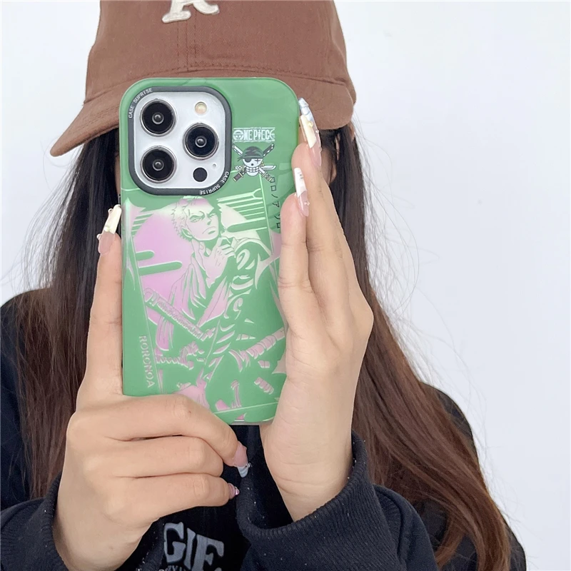 Чехол для IPhone 11 12 13 14 Pro Max Plus с аниме Луффи Зоро Слэм-Данк, Покемон, драконий жемчуг