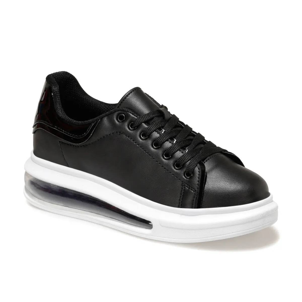 

Женские черные кроссовки цвета слоновой кости