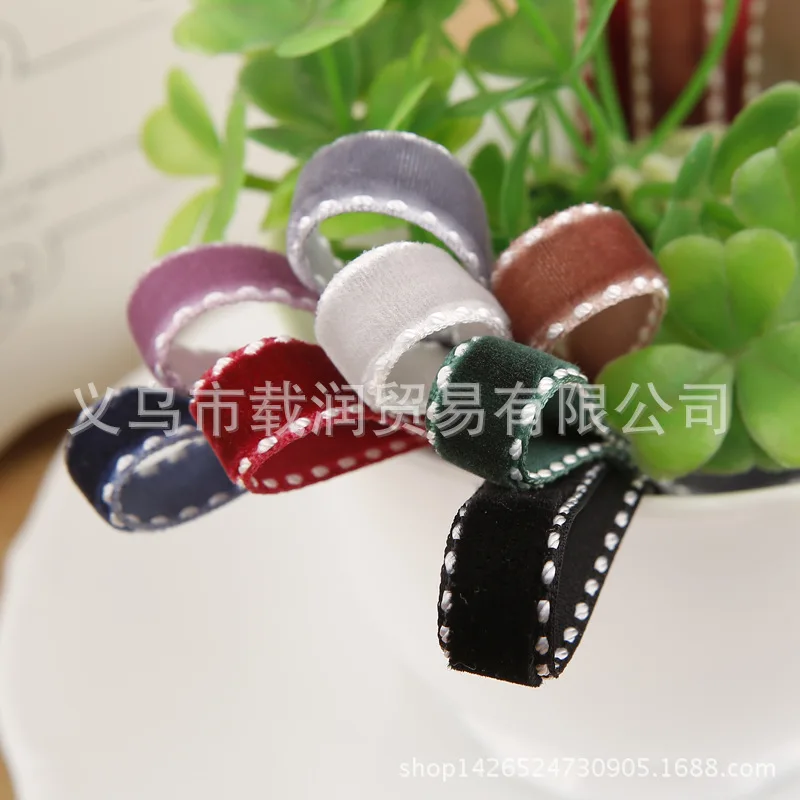 DIY Флокирование со скакалкой аксессуары для волос ручной работы одежда подарок