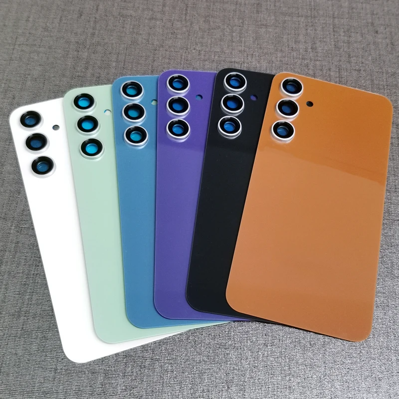Задняя крышка аккумулятора для Samsung Galaxy S23 FE S23FE стеклянная дверь задняя корпуса