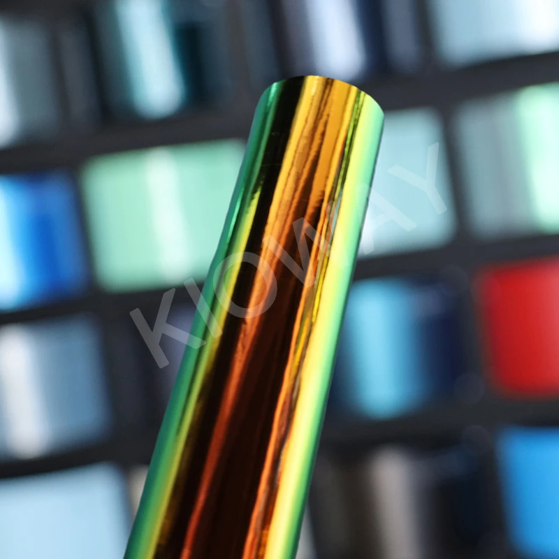 Высококачественная мистическая Хромированная пленка для обертывания Радужная