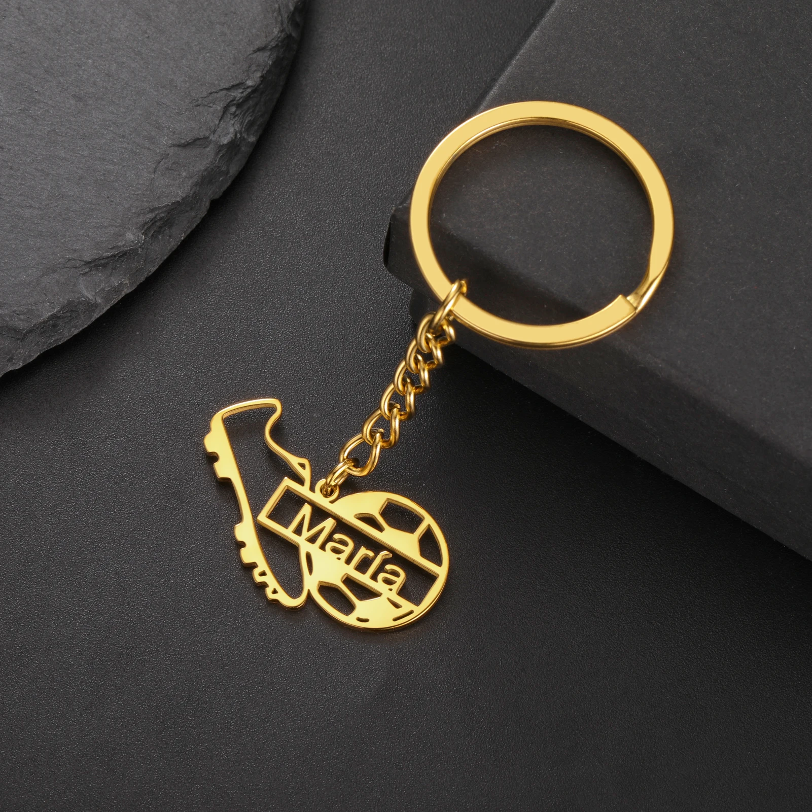 Брелок для автомобиля с именем под заказ аксессуар сумки из нержавеющей стали