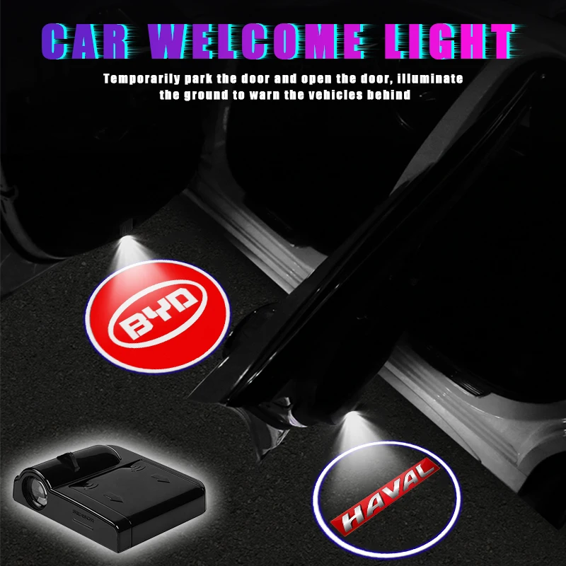 

Автомобильный светодиодный дверной проектор, декоративный приветственный свет для Land Rover Evoque Santana Defender Freelander 2 Discovery 1 2 3, аксессуары