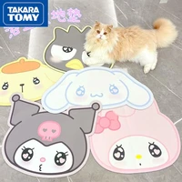 takara tomy girl cute hello kitty carpet diatom velvet bathroom quick drying foot pad home bathroom non slip absorbent floor mat