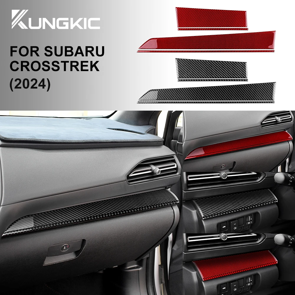 Настоящая мягкая наклейка из углеродного волокна для Subaru Crosstrek Impreza 2024