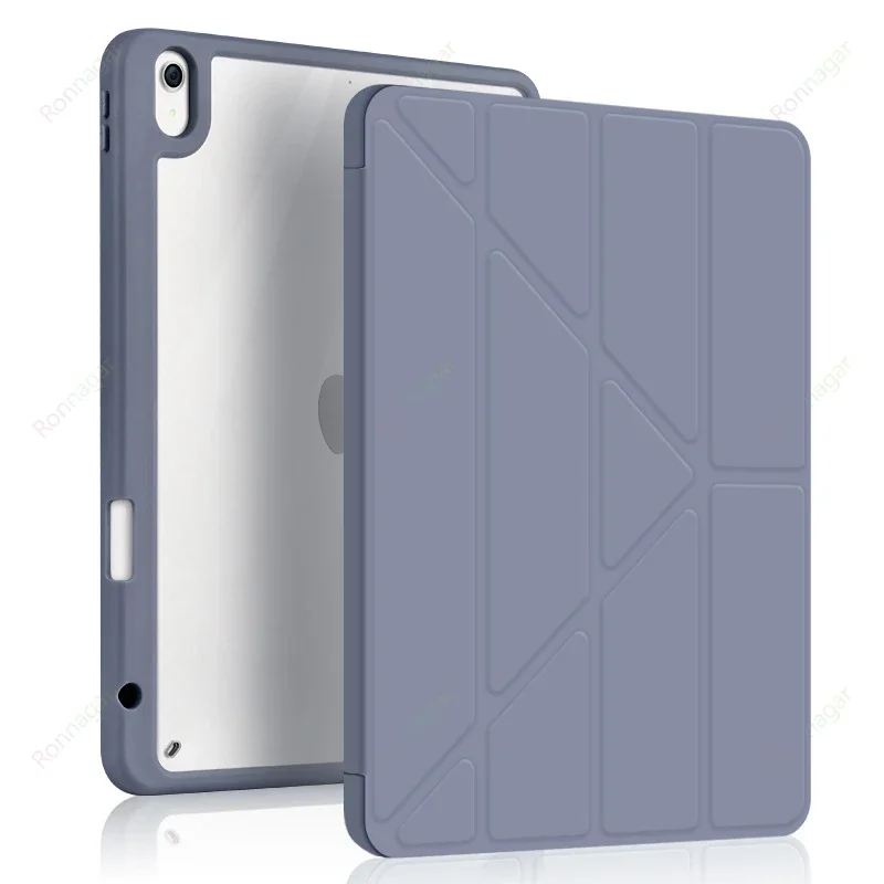 Slim Folding Case for iPad 10th Generation 10.9 Inch Air11 2024 Pro11 Air4 5 9.7 10.2 Cover 9th 7th 8th Gen Cases