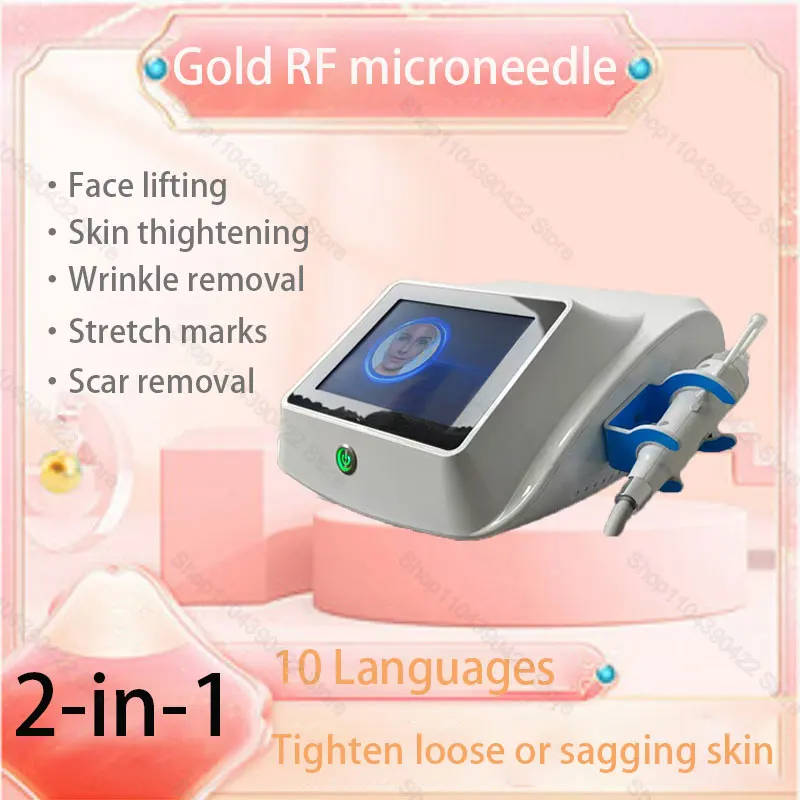 Портативное устройство для подтяжки лица и удаления морщин с радиочастотной