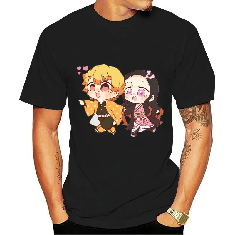 

demon slayer Pattern Men's T-shirt Summer Fashion Casual Women's T-shirt Harajuku O-Neck Summer Short Sleeve Unisex T-Shirt