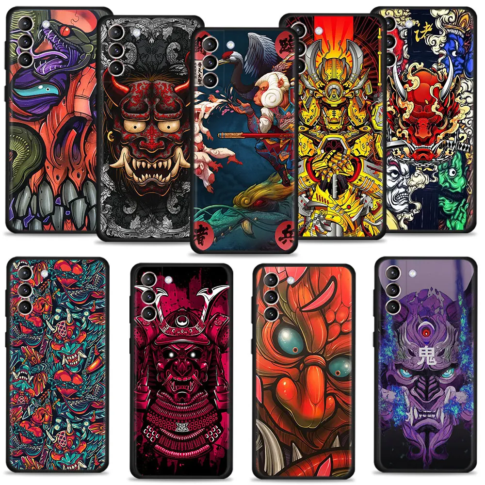 

Samurai Demon Cool Protection Case For Samsung Galaxy S20 FE 2022 S10 S22 Ultra 5G S10e S21 Plus S9 S8 S7