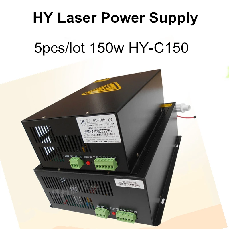 

5PCS/pack Original High Voltage Switching Laser Power Supply HY-TA150 Industrial Laser Power Supply Manufacturer For 150W Tubes