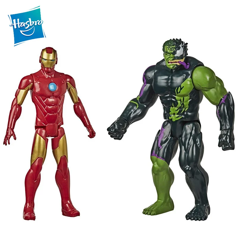 

Marvel 2Pack Iron Man Vs Venomized Hulk Titan Hero 12inch Spider-Man Maximum Venom Series Action Figure Toys Kids Gift E8685