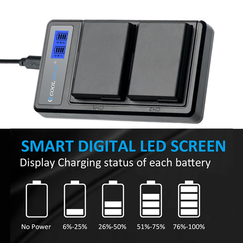 1500 мАч аккумуляторы EN-EL14 ENEL14 для Nikon D3100 D3200 D3300 D3400 D3500 D5600 D5100 D5200 P7000 P7100 P7800