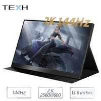 15 6 inches 2k 144hz gaming portable monitor ips usb type c hdmi professional gamer second extended monitor metal panel swtich