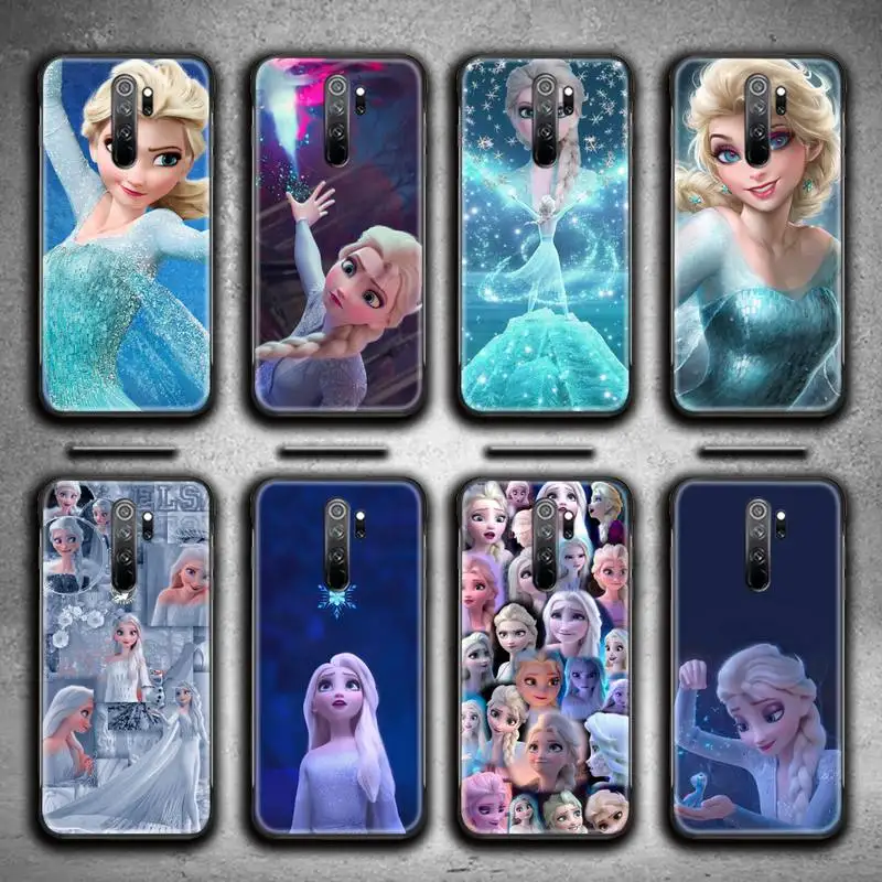 

Frozen Elsa Phone Case for Redmi 9A 9 8A Note 11 10 9 8 8T Pro Max K20 K30 K40 Pro