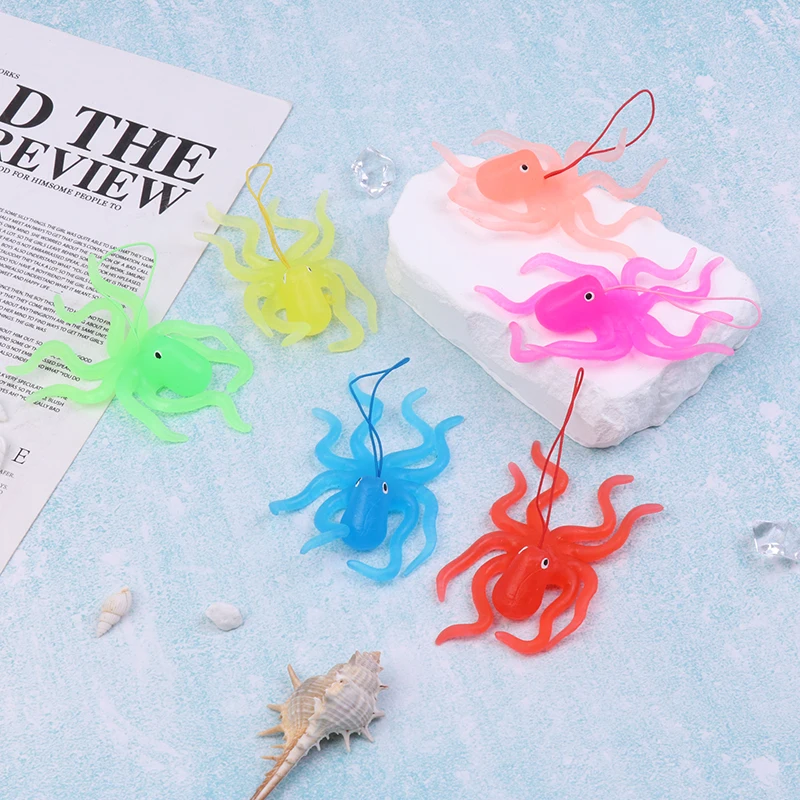 

6pcs Childrens Octopus Toys Promote Kids Diving Toy Swimming Pool Underwater Octopus Shape Kids Training Water Games Gifts