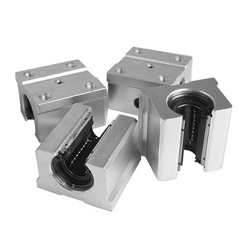 

8 X Aluminum Linear Motion Router Bearing Block, Silver SBR12UU 12Mm & SBR20UU,20Mm