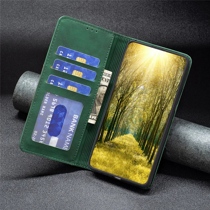 Magnetic Phone Holder Stand Case For Samsung Galaxy A04S Cover A54 A14 5G A04 A23E A23S A23 A22e A22 5G Etui Leather Wallet Case