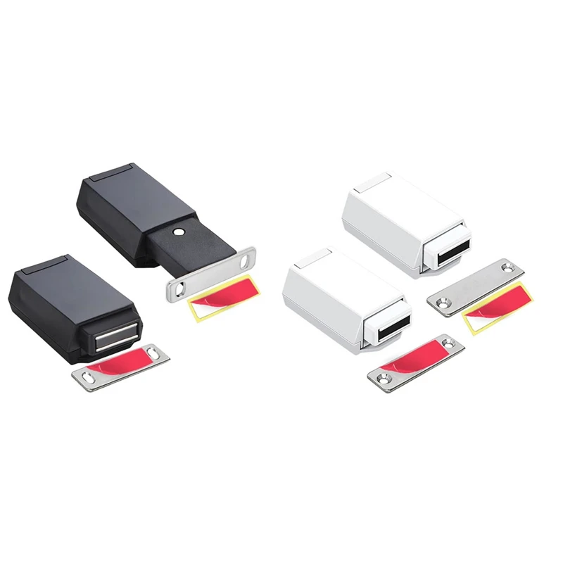 2-упаковка сверхмощной защелки и замка для дверных сенсорных защелок магнитной