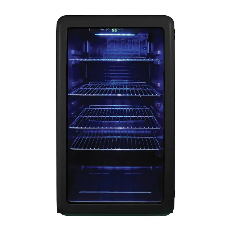 

3.4-Cu. Ft. Retro Beverage Cooler (Black)