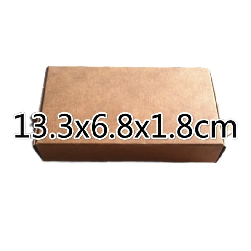 Коробка из крафт-бумаги 50 шт. 13 3x6 8x1 8 см Подарочная коробка для конфет ювелирных