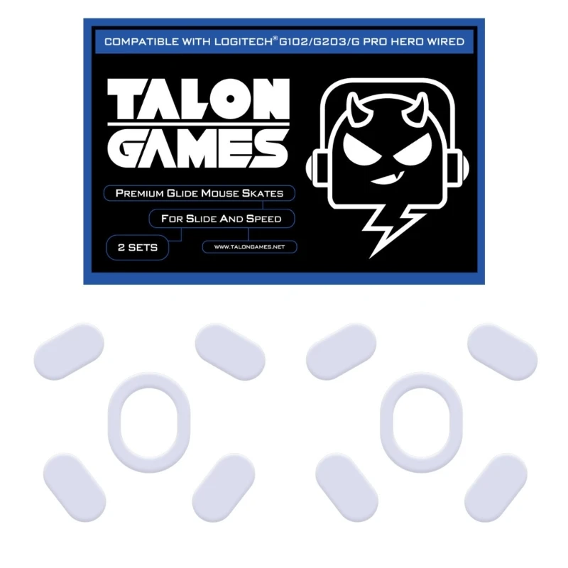 2 комплекта педаль для мыши G102 G203 сменная проводная мышь ножки скользят изогнутый