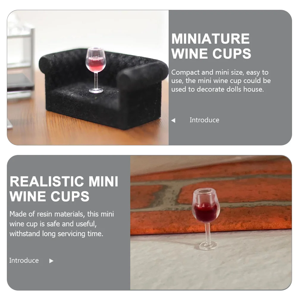 12 шт. игрушки имитация мини-чашек искусственная миниатюра для карманного