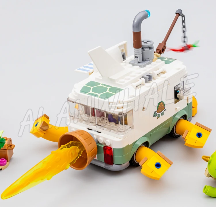 434 шт. черепаха мечты миссис Кастильо фургон летающая подводная лодка режим