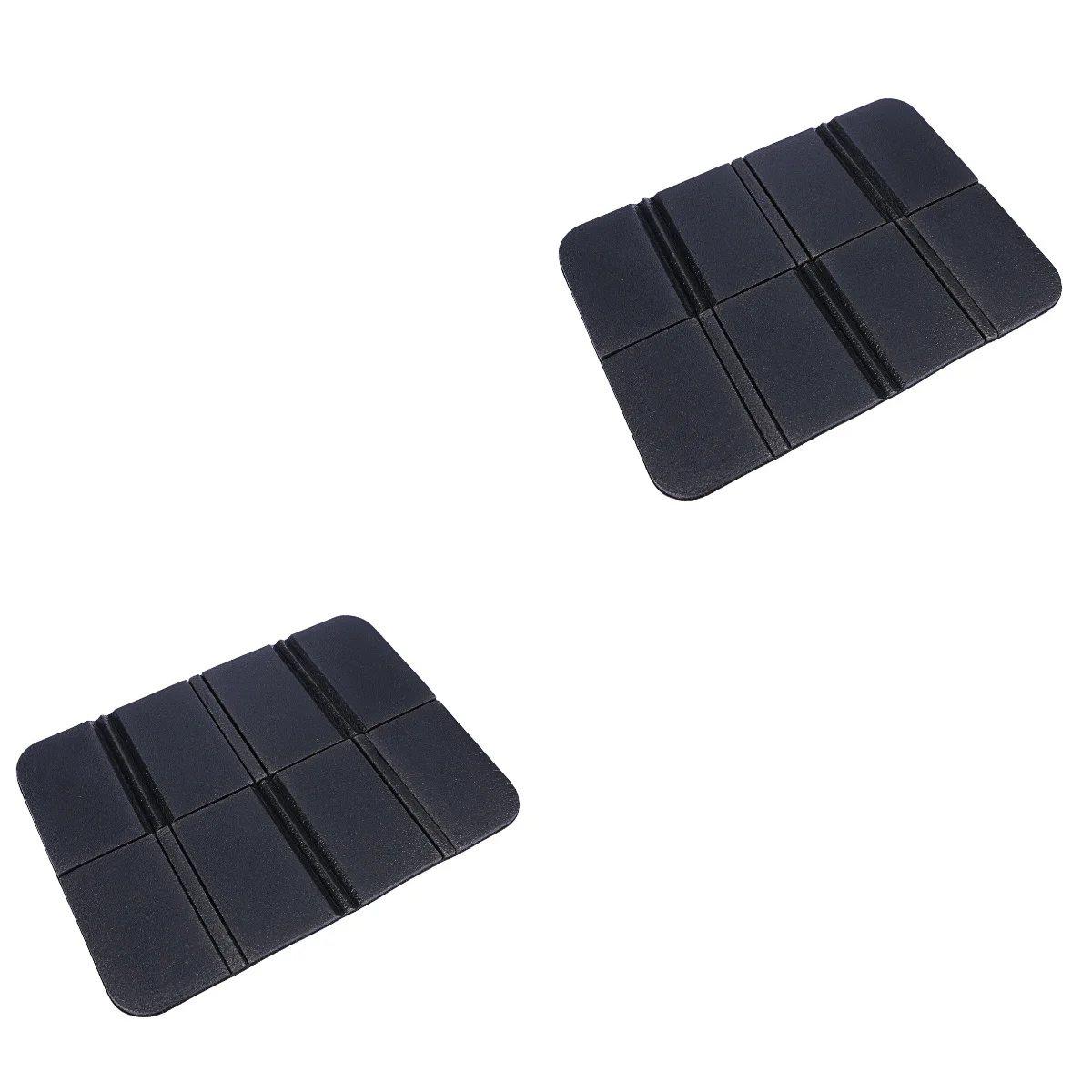 

2pcs Moisture-proof Folding XPE Pads Waterproof Sitting Mat Cushion for Outdoor Camping Park Picnic (Black)